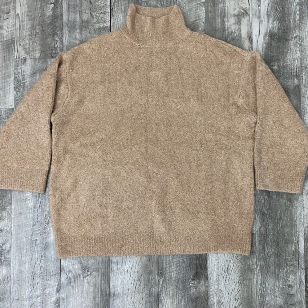 Scoop Women's Cozy Funnel Neck Tunic Sweater - Picture 4 of 13